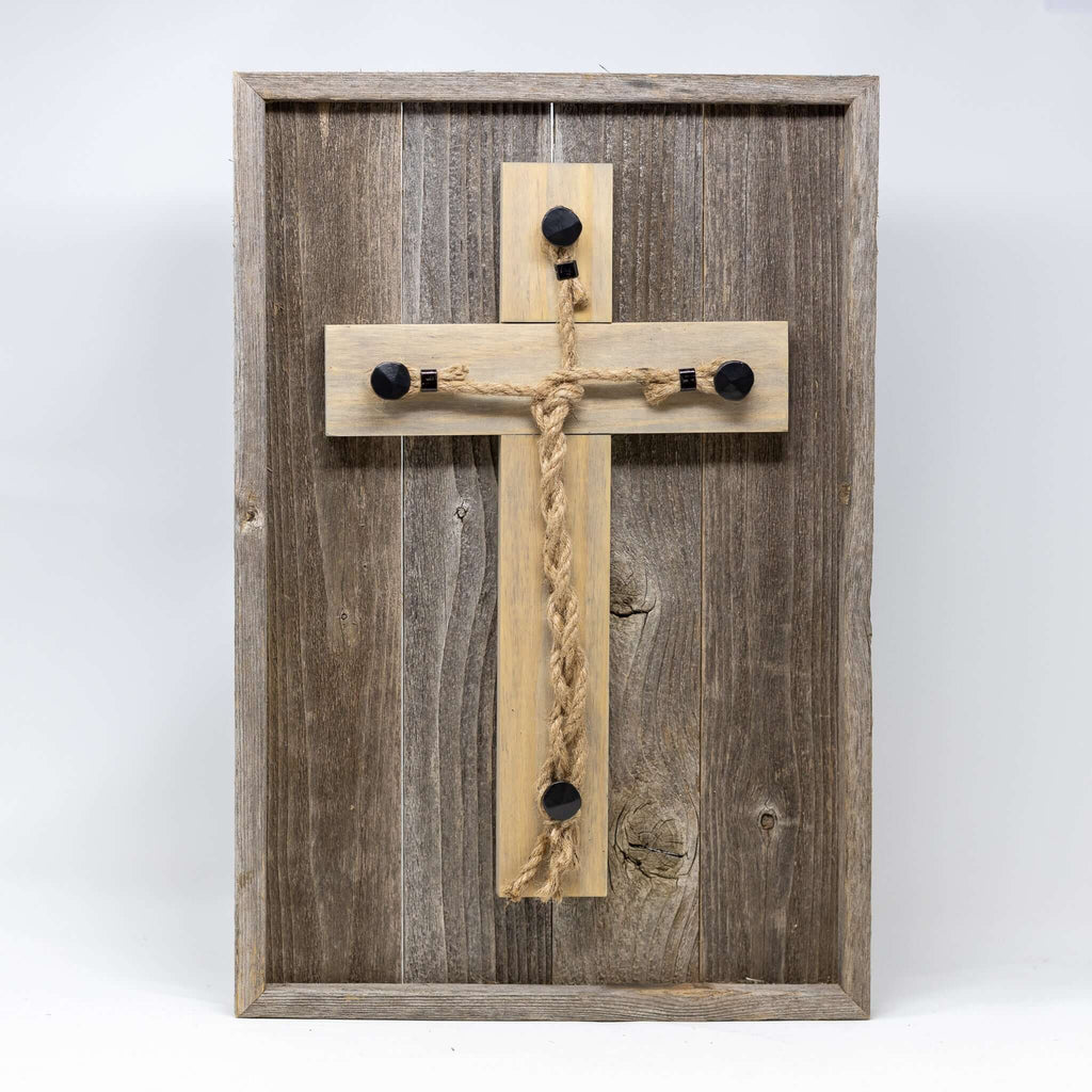Reclaimed Barnwood Unity Cross® Cord of Three Strands - UnityCross