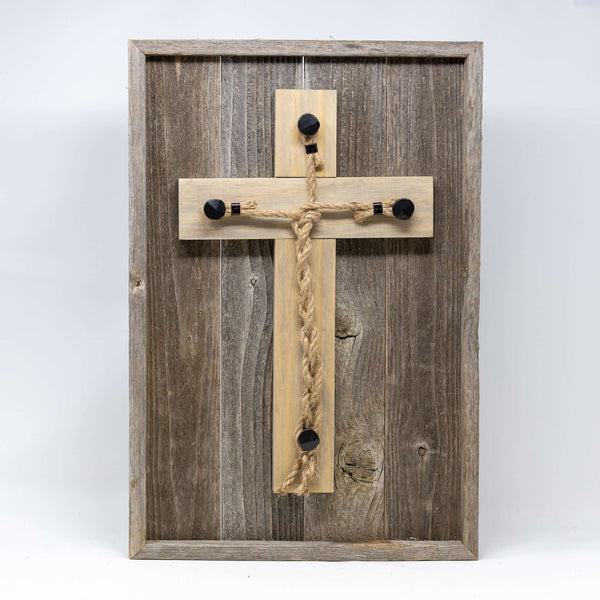Reclaimed Barnwood Unity Cross® Cord of Three Strands - UnityCross