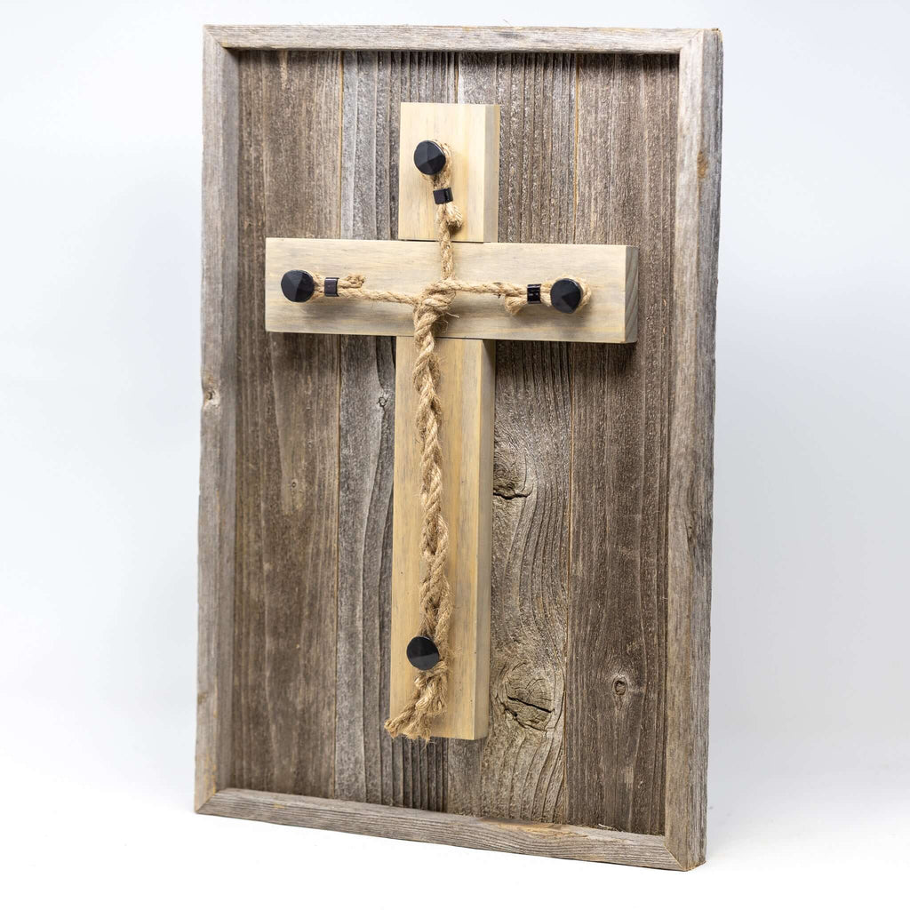 Reclaimed Barnwood Unity Cross® Cord of Three Strands - UnityCross