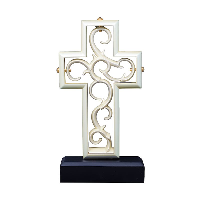 Ivory Wedding Cross - UnityCross