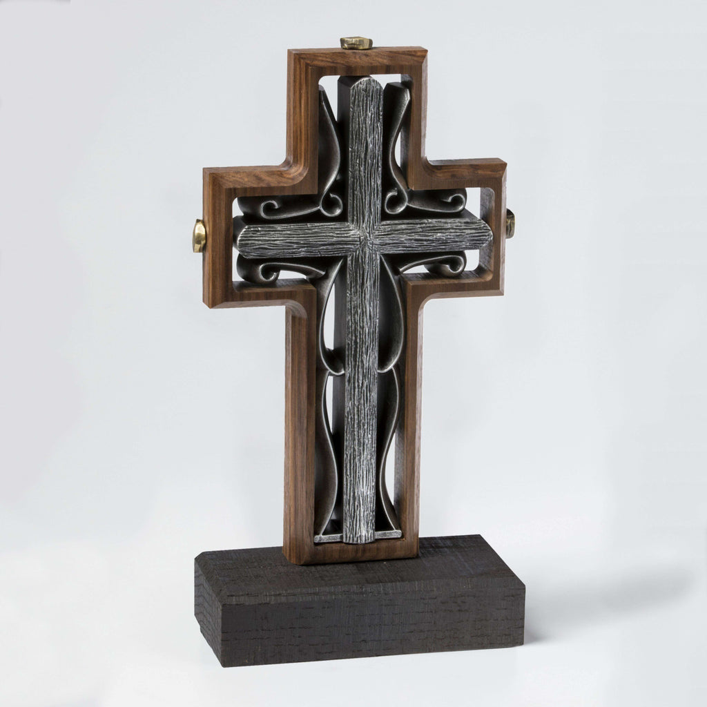 "Rustic" Polished Black Walnut - UnityCross