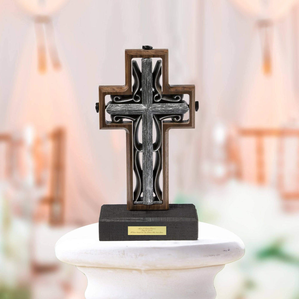 "Rustic" Polished Black Walnut - UnityCross