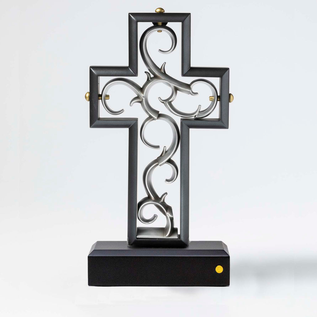 Slate Black & Antique Pewter - UnityCross