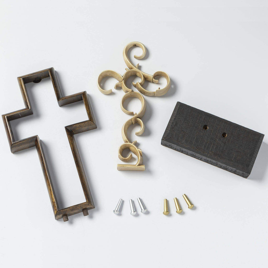 "Rustic" Black Umber & Vintage Ivory - UnityCross