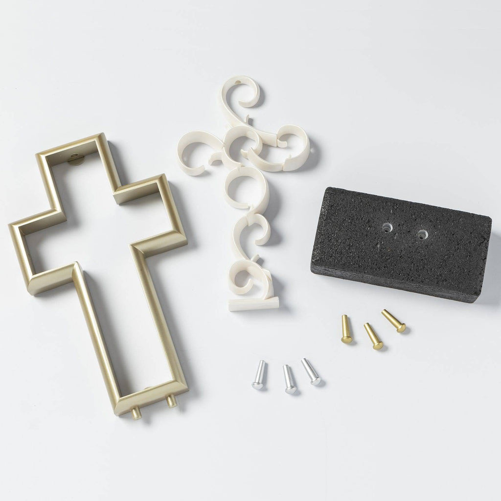 "Timeless" Champagne & Pearlescent White - UnityCross