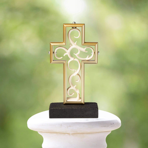 "Timeless" Champagne & Pearlescent White - UnityCross