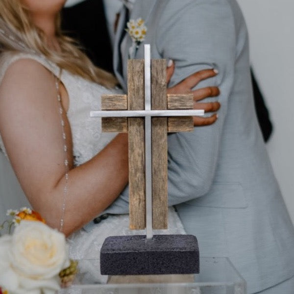 Reclaimed Barnwood & Solid Steel - UnityCross