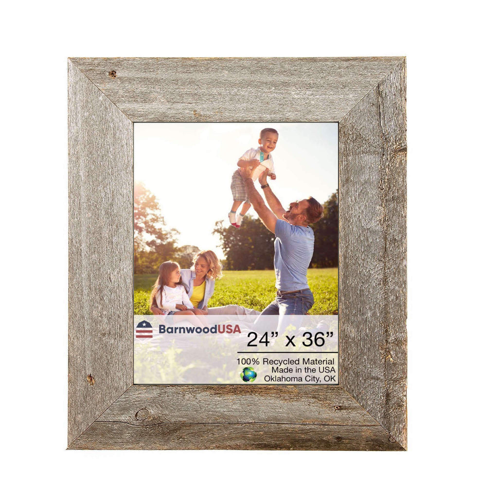 Reclaimed Wood Picture Frame - UnityCross