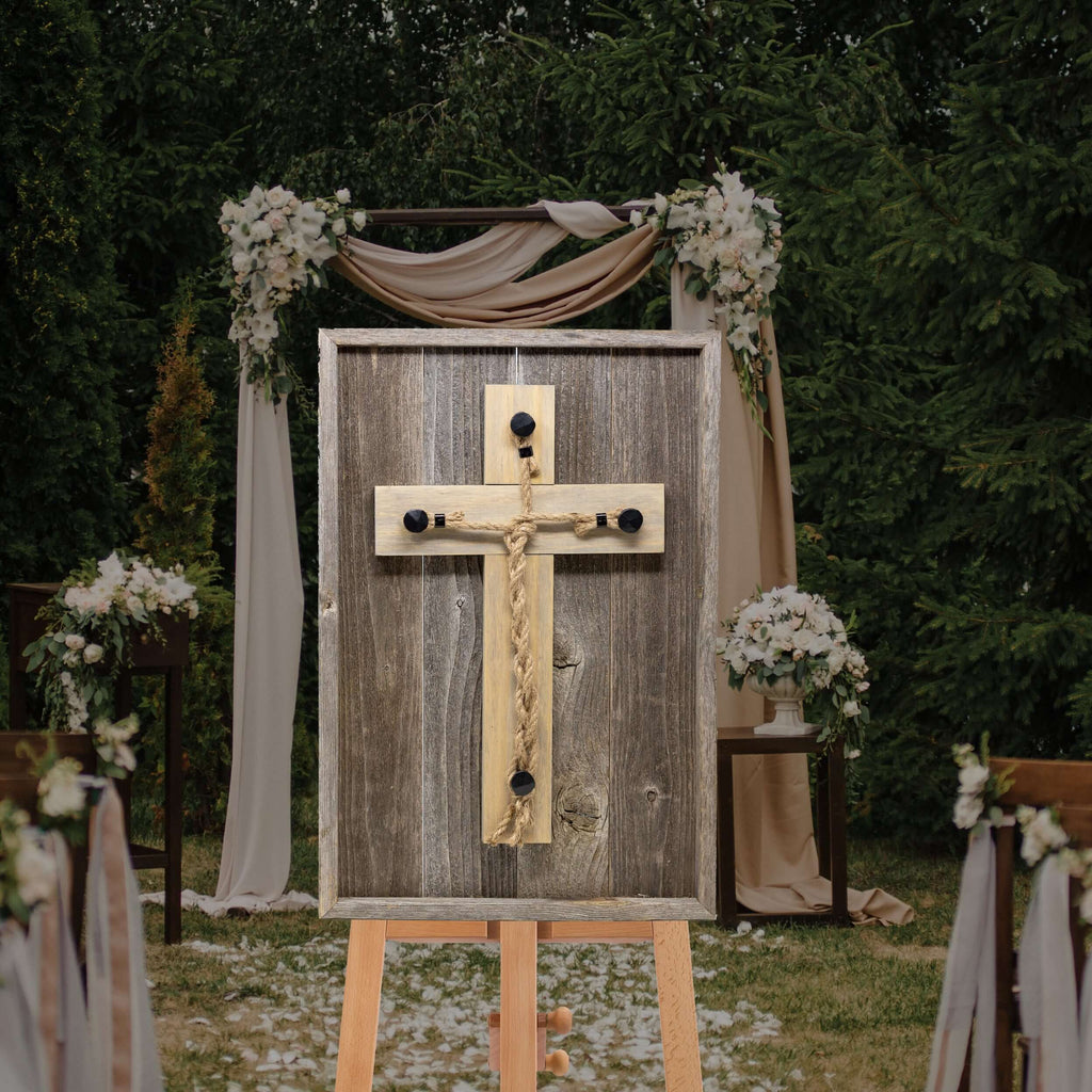 Reclaimed Barnwood Unity Cross® Cord of Three Strands - UnityCross
