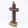 Hand-Finished Black Walnut & Solid Steel Cross - UnityCross