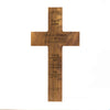 Personalized Black Walnut Home Decor Wall Cross - UnityCross